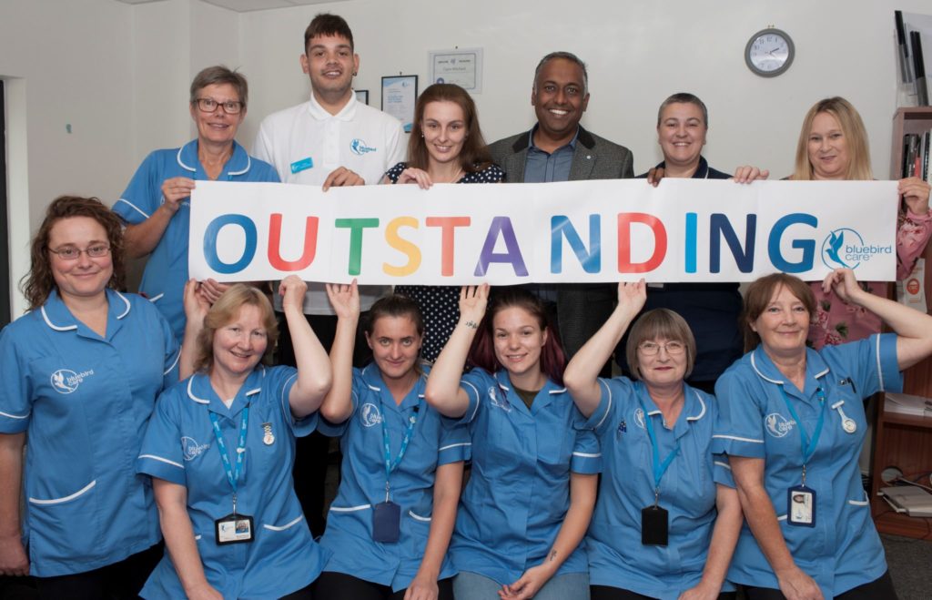 Bluebird Care Franchise Goes 'above And Beyond' To Achieve Outstanding